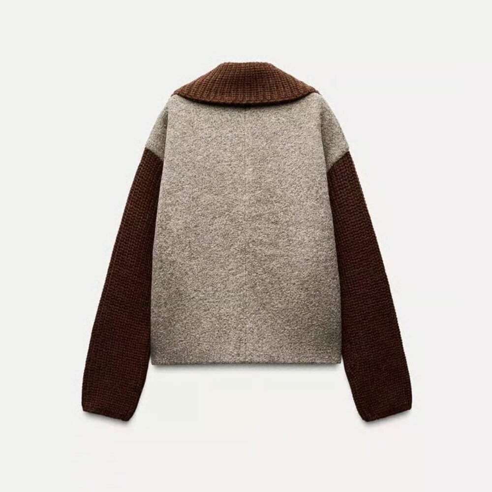 ZARA WOOL BLEND TOGGLE JACKET - image 3